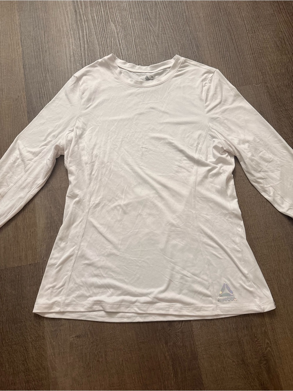 Reebok Women’s White Long-Sleeve Performance Top